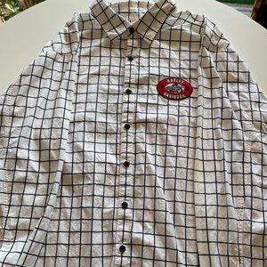 Harley Davidson Button Down with Screen print on the back
